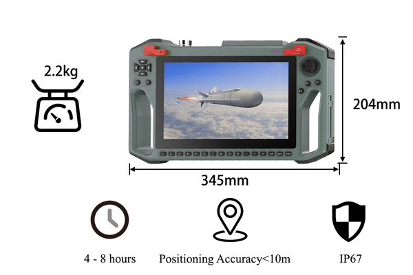 GJB Uyumlu Taktik İHA Yer Kontrol Terminali - HRZN-G500 (1)
